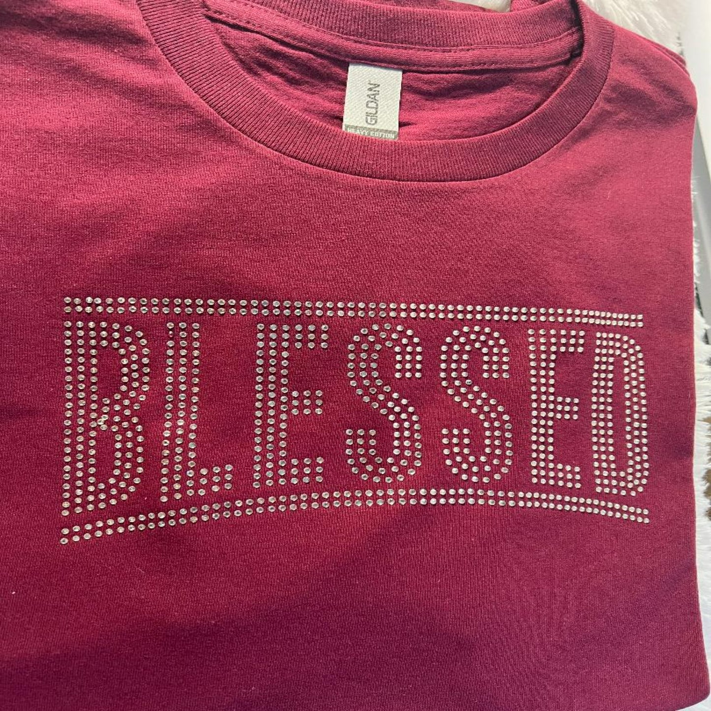 BLESSED Rhinestone Bling